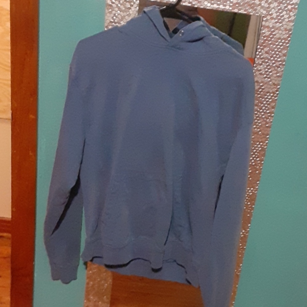 Blue hoodie in mens